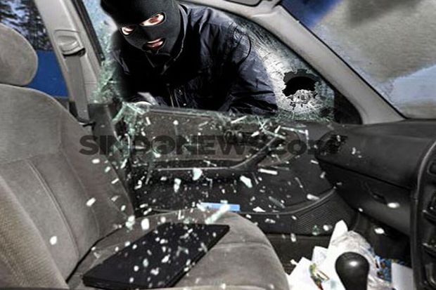 Kaca Mobil Anggota DPRD...