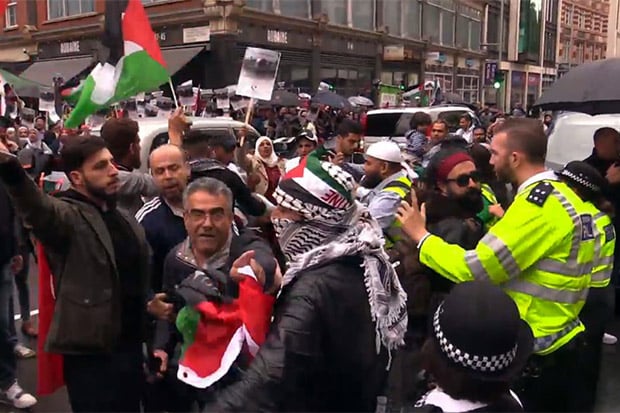 Demonstran Pro Palestina...