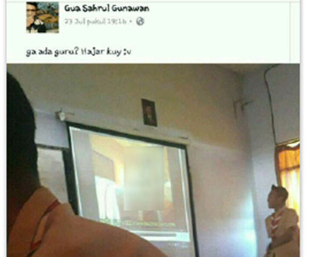 Polisi Sebut Gambar...