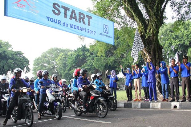 Peserta Tour De Merapi...