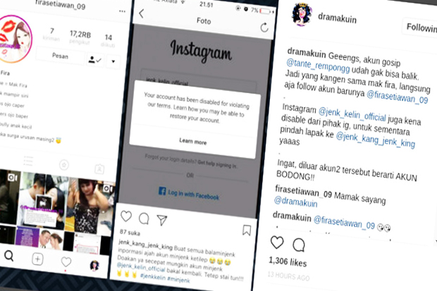 Suddenly, Instagram...