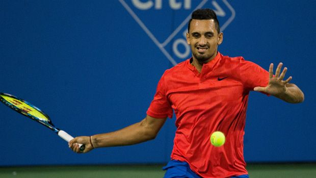 Nick Kyrgios Cedera...