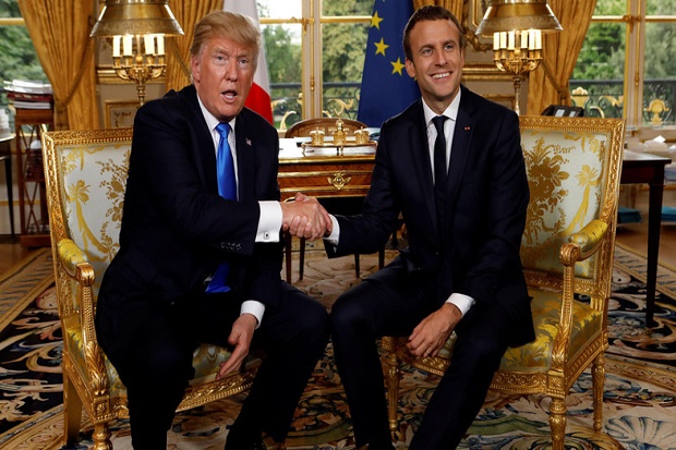 Lewat Telepon, Trump-Macron...