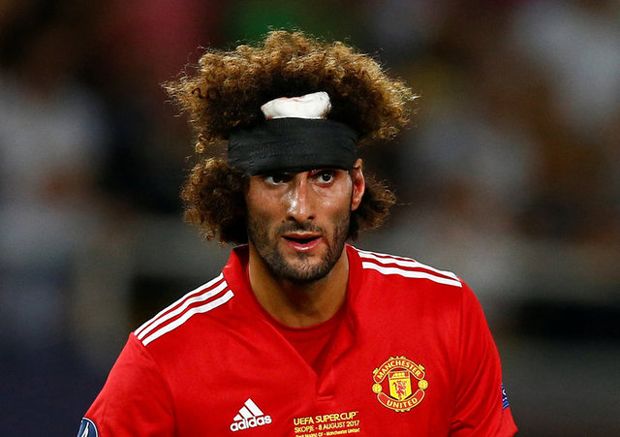 Ekspresi Kocak Fellaini...