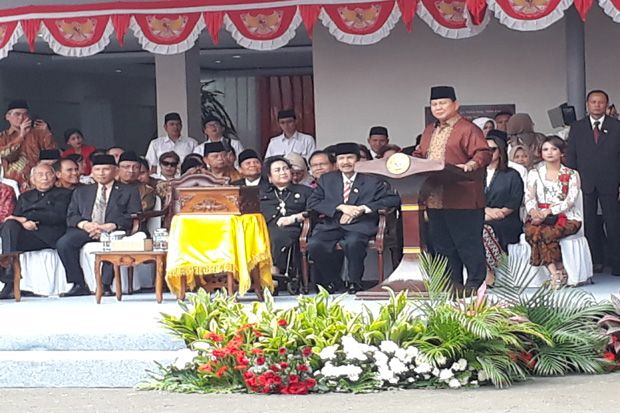 Pesan Prabowo di HUT...