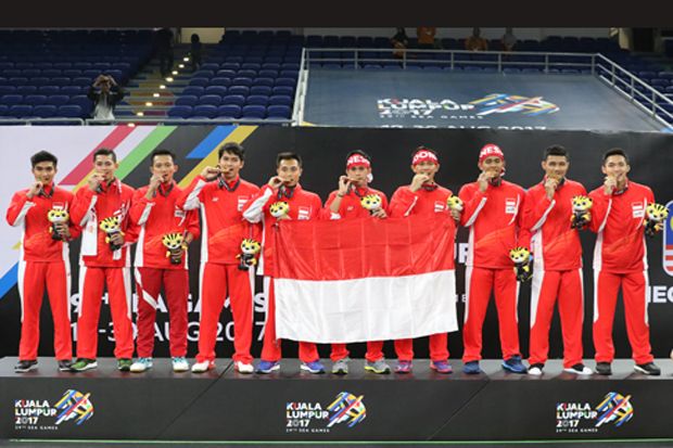 Tim Putra Raih Emas,...