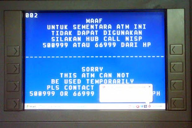 Banyak ATM Error, OJK...