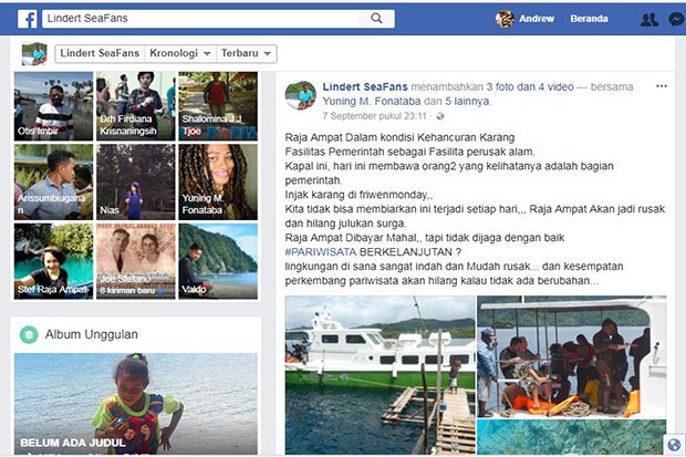 Wisatawan Injak Terumbu...