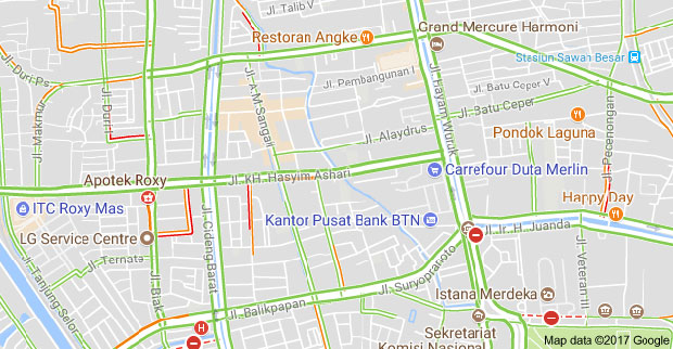 Urai Kemacetan di Petojo,...