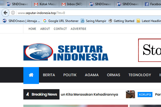 Hati-hati Banyak Situs...