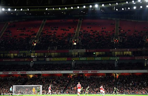 Jumlah Penonton Arsenal...