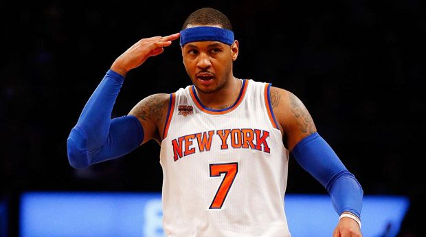 Carmelo Anthony Selangkah...