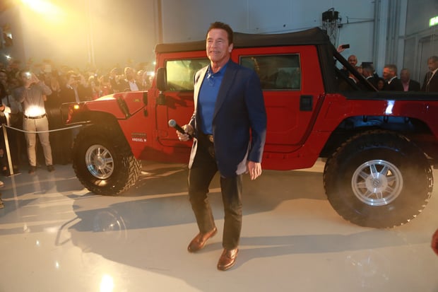 Arnold Schwarzenegger...
