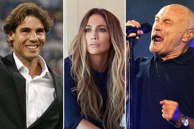 Nadal, J-Lo, hingga...