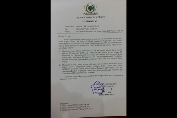 Tunda Rapat Pleno, Idrus...