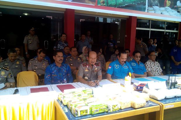 BNN dan Polda Riau Sita...