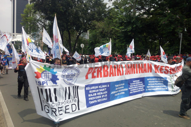 Aksi Demo, Buruh Sebut...