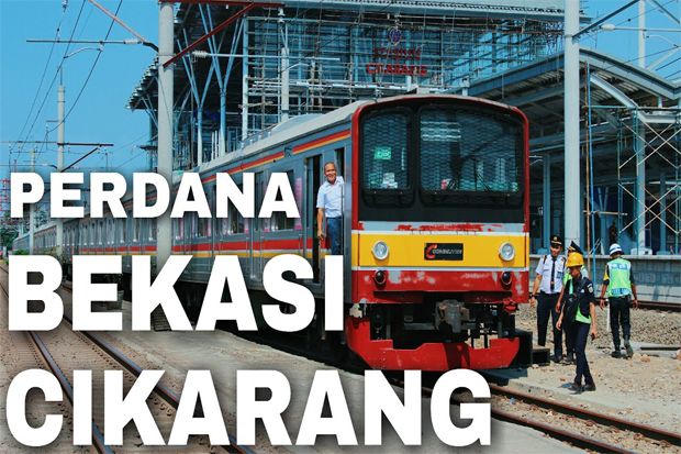 KRL Lintas Bekasi-Cikarang...