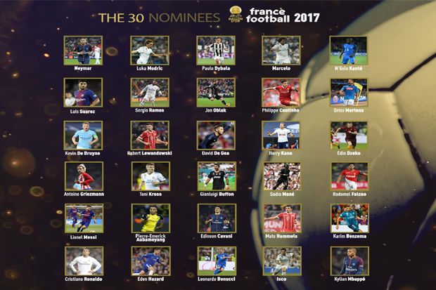 Daftar 30 Nominasi Peraih...