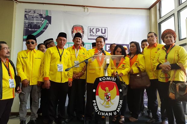 Daftar ke KPU, Partainya...