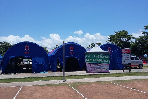 Pengungsi Gunung Agung...