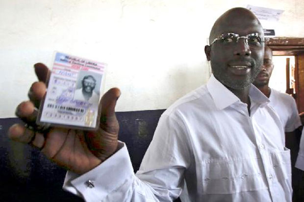 George Weah Selangkah...