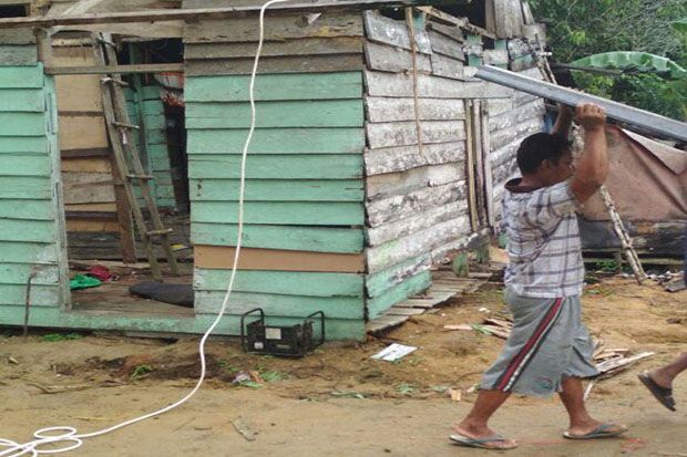 Rumah Sulaeman Hancur...
