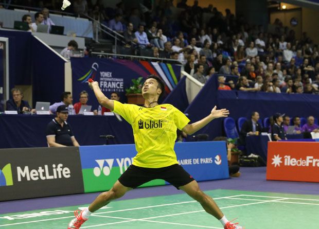 Anthony Ginting ke Perempat...