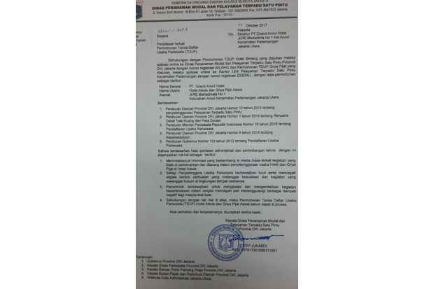 Surat Tak Diperpanjangnya...