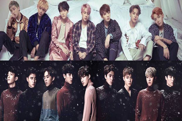 BTS dan EXO Bersaing...