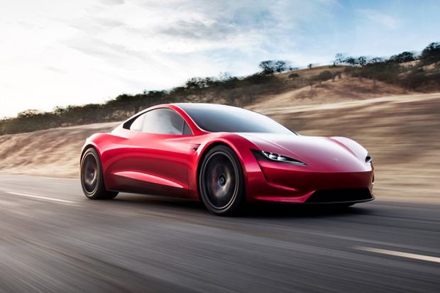 New Tesla Roadster Melesat...