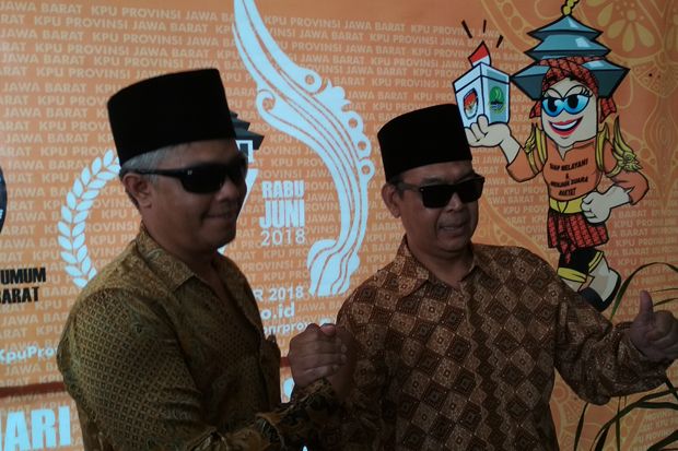 Datangi KPU Jabar, Pasangan...