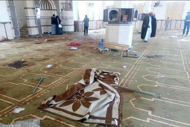 Bom Masjid Sinai, antara...