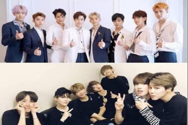 BTS dan EXO Terharu...