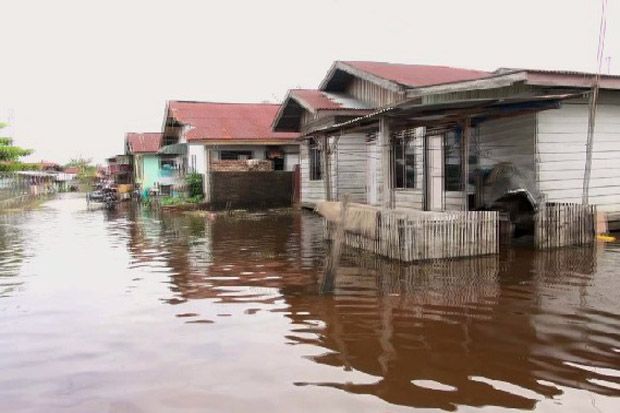 Sungai Siak Meluap,...