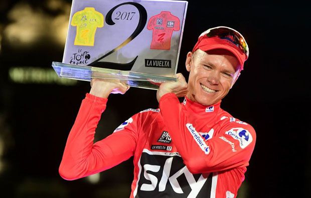 Chris Froome Tersandung...