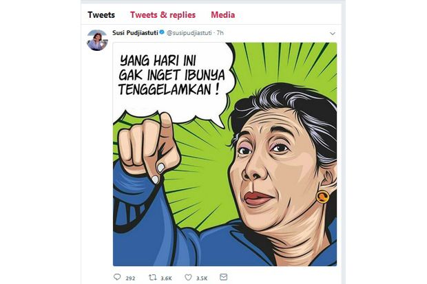 Menteri Susi: Yang Hari...
