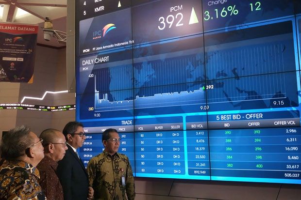 Melantai di BEI, Saham...