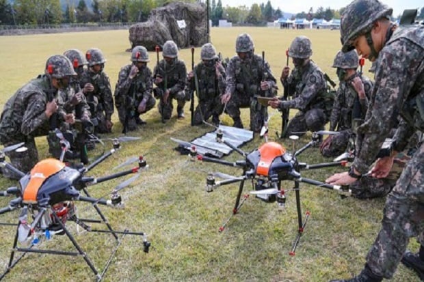 Korsel Gunakan Dronebot...