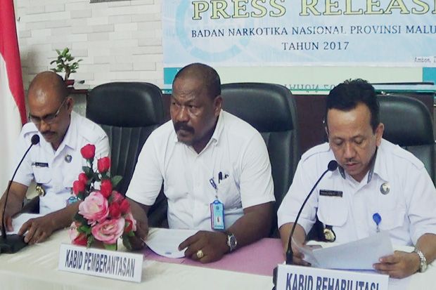 BNNP Maluku Sebut Kota...