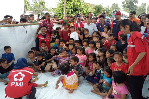 Cerianya Anak-Anak Pengungsi...
