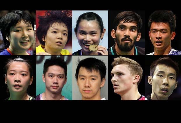 10 Pebulu Tangkis dengan...