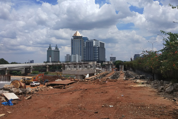 Girder Proyek Tol Depok-Antasari...