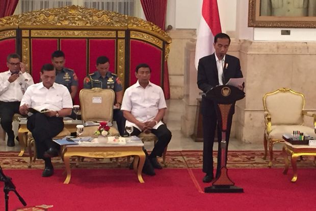 Sidang Kabinet, Jokowi...