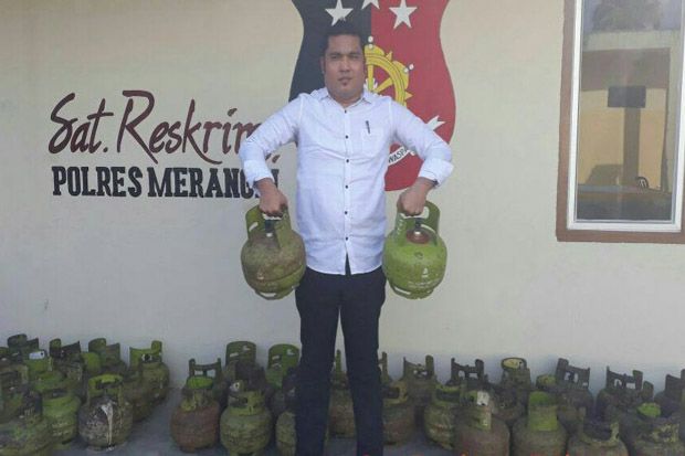 Timbun Puluhan Gas Elpiji...