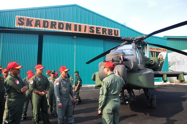 Diperkuat 8 Heli Apache,...