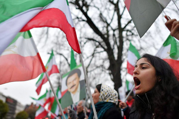 Demonstran Anti Teheran...