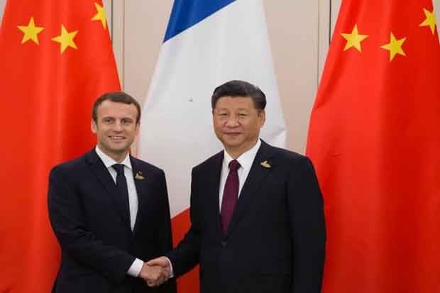 Presiden Emmanuel Macron...