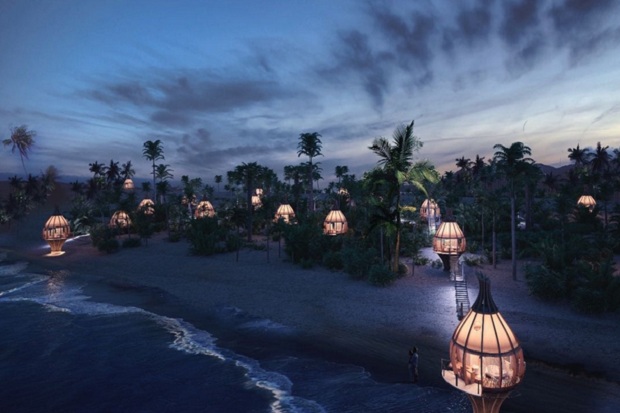 Hotel di Pantai Karibia...