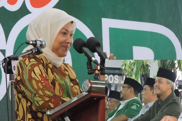 Ganjar dan Ida Fauziyah...